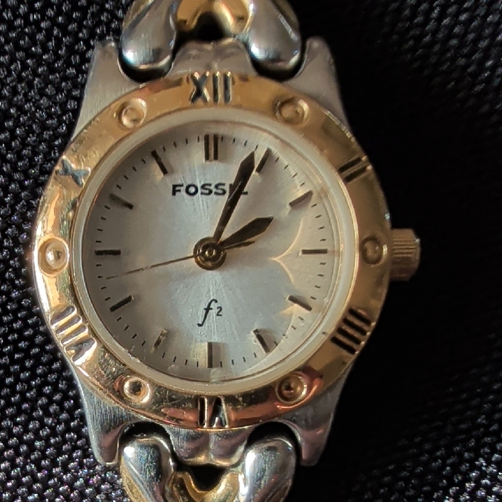 Fossil Women's Two-Tone Gold and Silver Watch